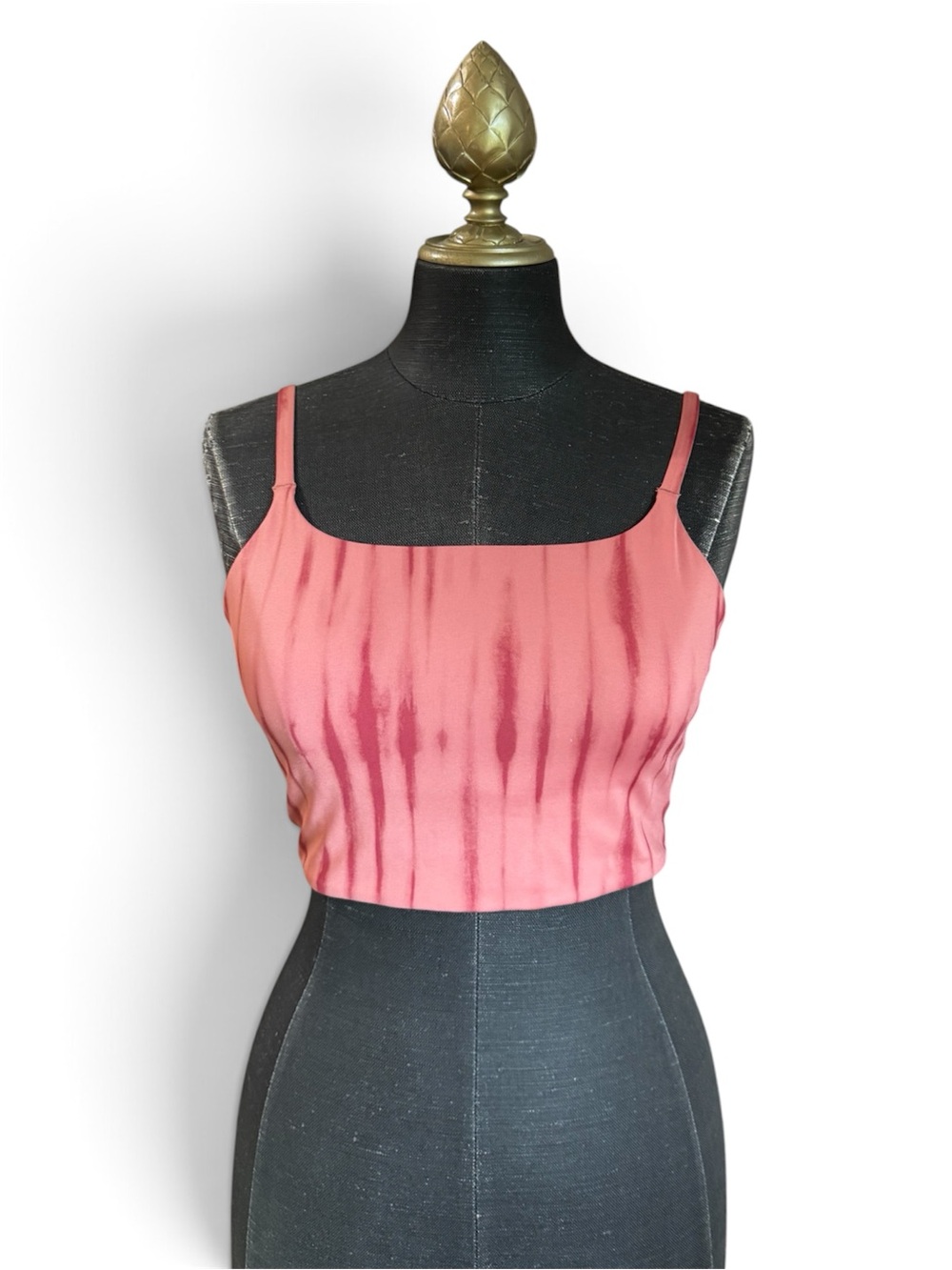 Nike One Sports Bra Tie Dye Pink Salmon Dri Fit Women’s Size Medium